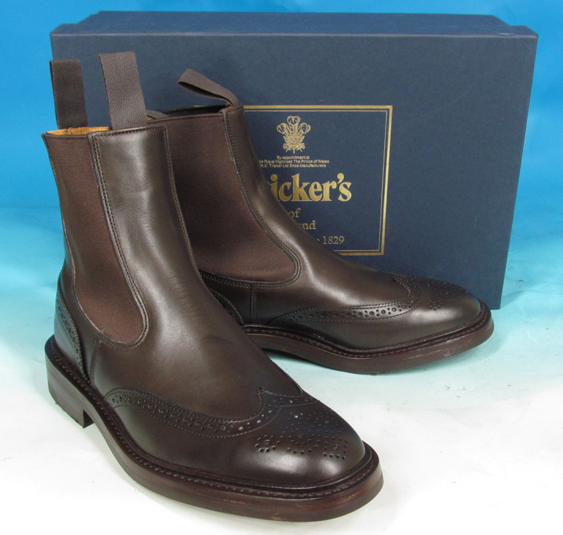 AWKH2989 Tricker's M7798 side-gore boots 6.5 Espresso : Real Yahoo