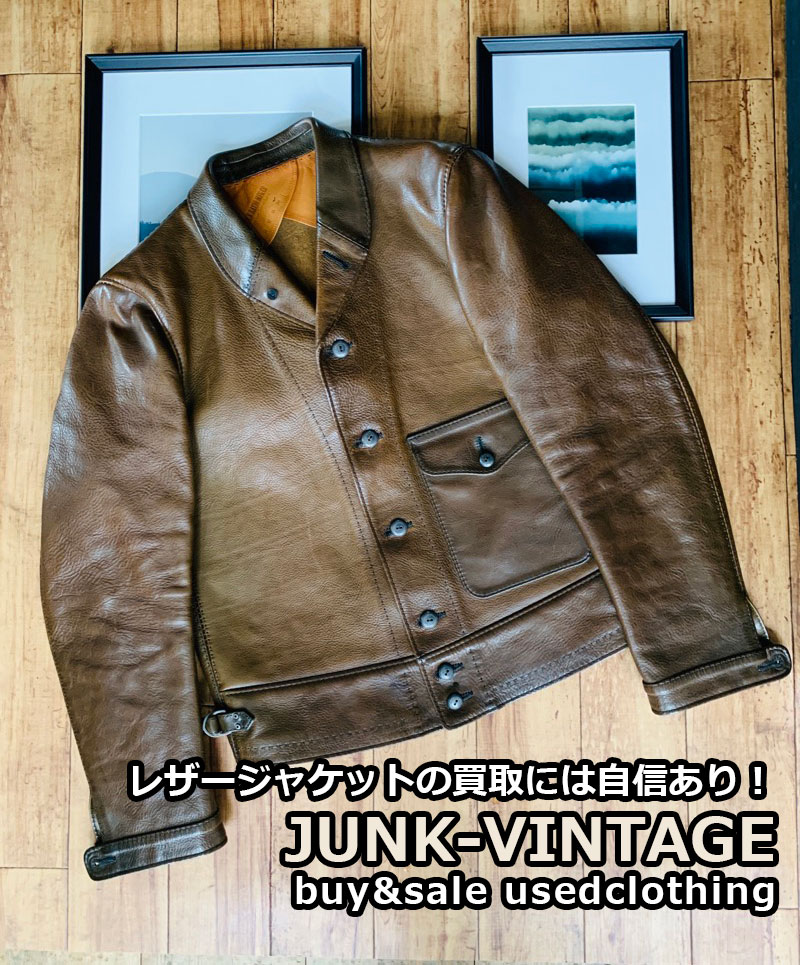 ジャケット・アウターレザージャケット　ゴールデンレシオ　デザイナーの初期モデル