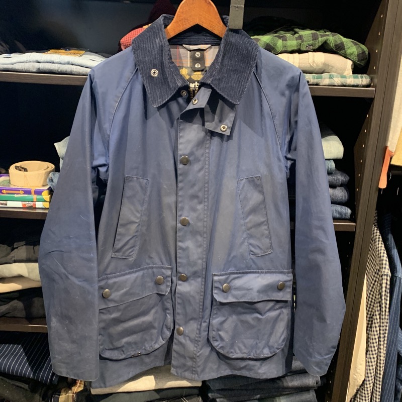 Barbour BEDALE【ビデイル】NAVY 20AW-