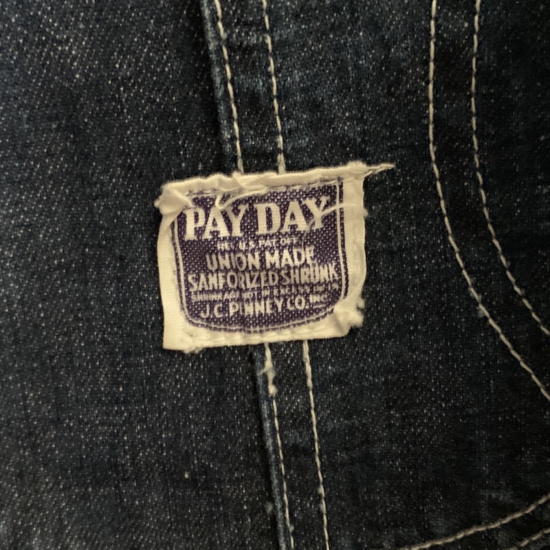 ﾋﾞﾝﾃｰｼﾞPAYDAY パイデイ デニム カバーオール