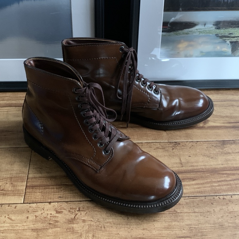 ALDEN（オールデン） シガーコードバン プレーントゥブーツ #45064を買取りしました！