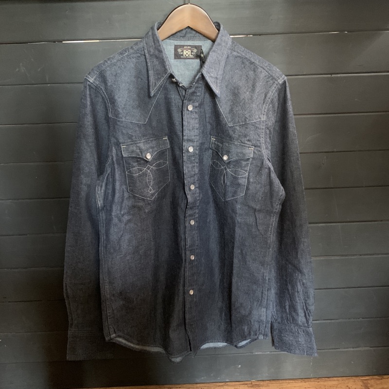 RRL（ダブルアールエル）のデニムウエスタンシャツを買取りしました！