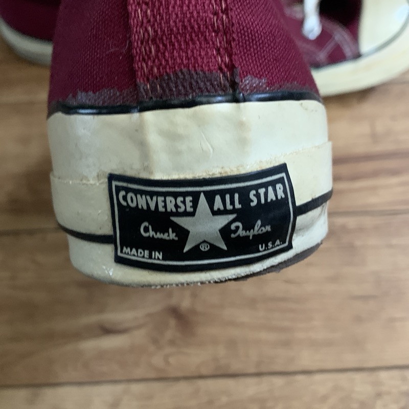 CONVERSE（コンバース）の70s オールスター チャックテイラー HI 一つ星 マルーン