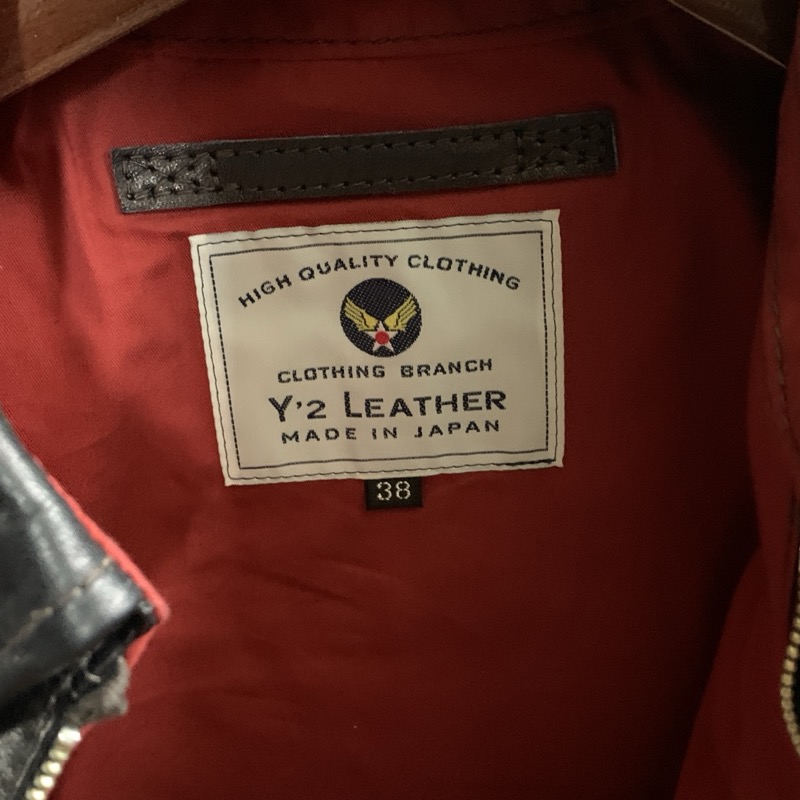 Y’2 LEATHER（ワイツーレザー）のインディゴ ホースハイド A-2 フライトジャケット