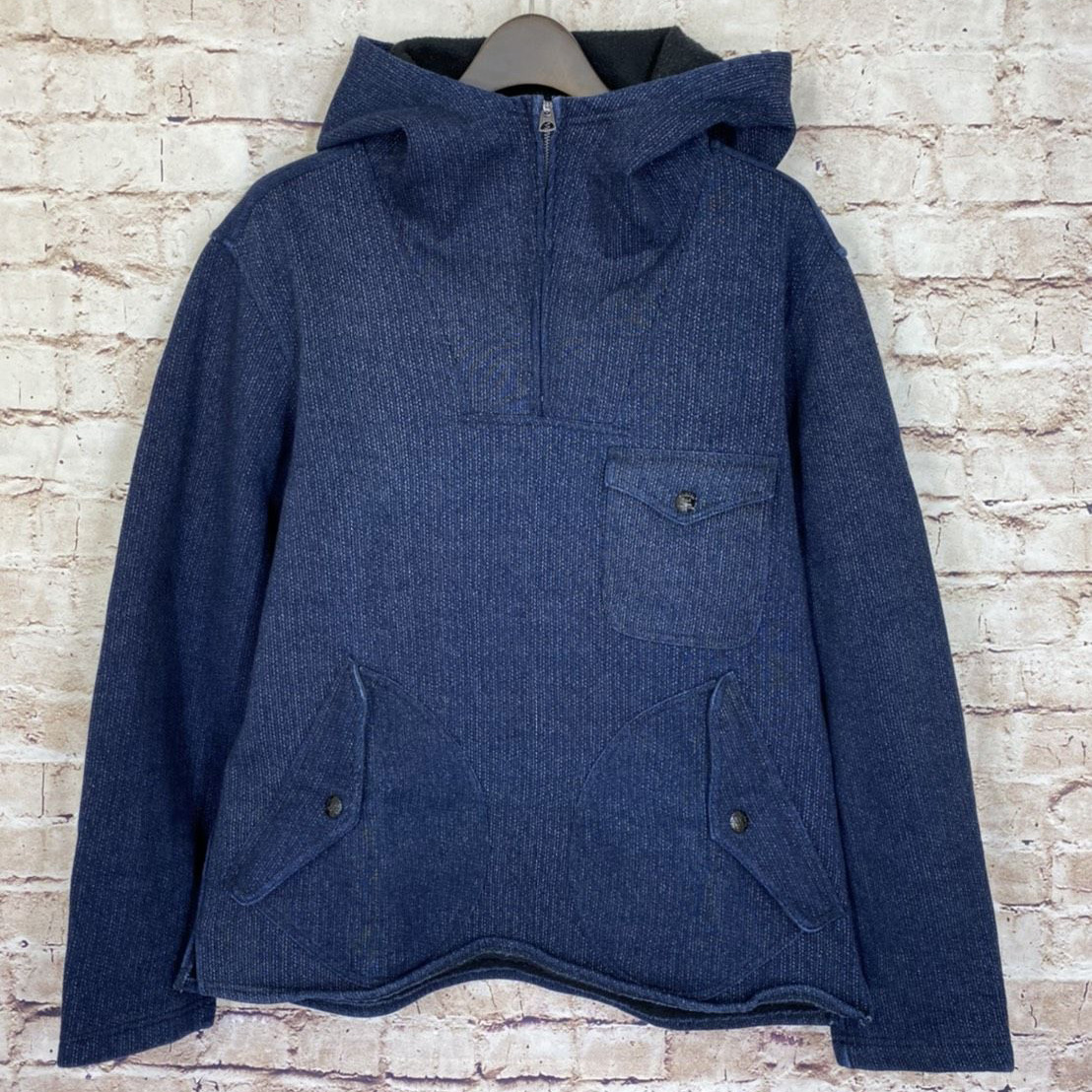 USED】RRL ダブルアールエル ビーチクロス プルオーバー ジャケット